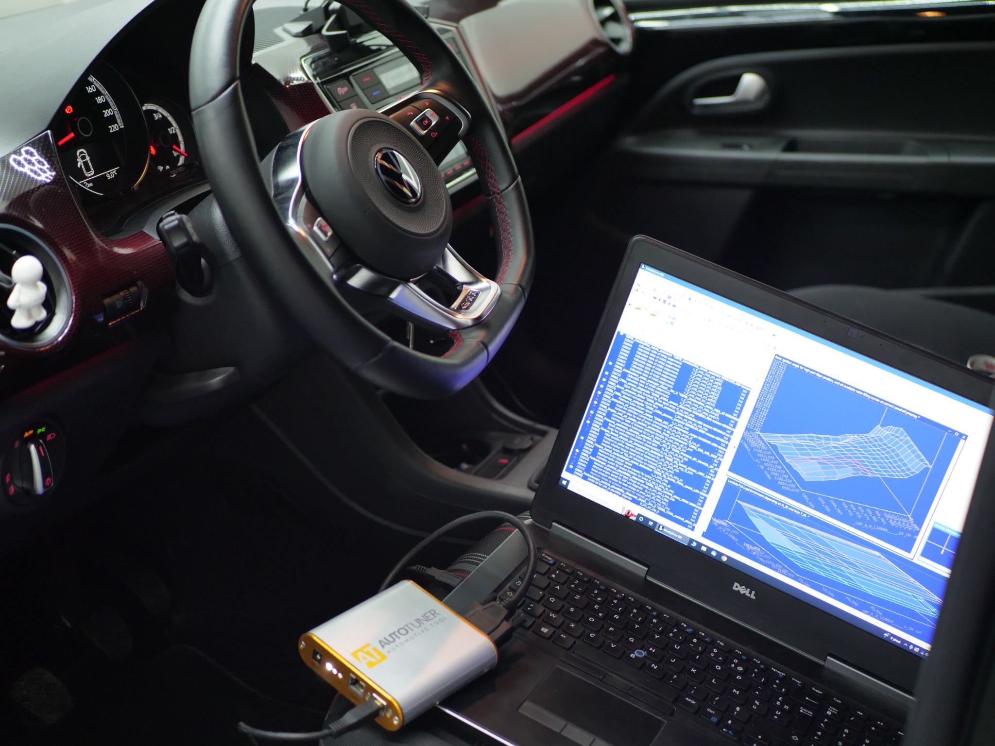 Calibration moteur Bihash Performance dans un véhicule Volkswagen
