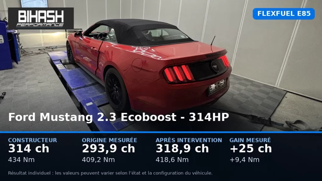 Ford Mustang 2.3 Ecoboost - 314HP — FLEXFUEL E85